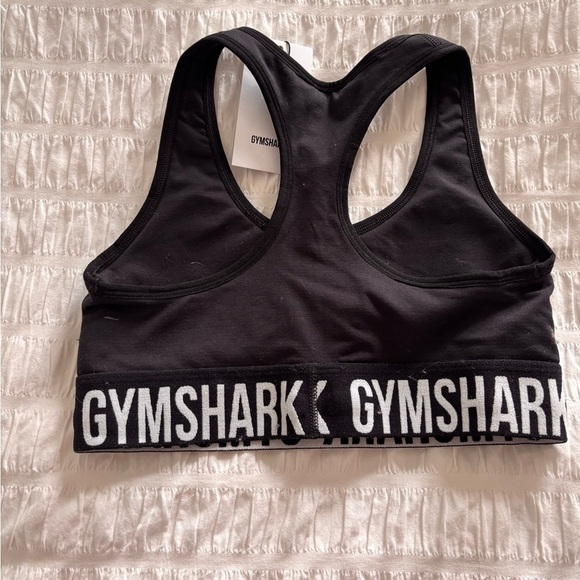Gymshark Black Sports Bra Medium Impact - Picture 3 of 4